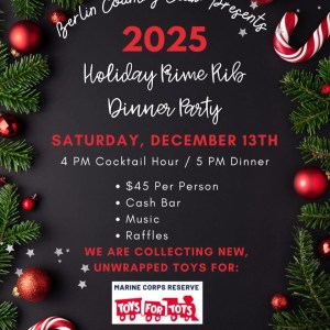 Prime Rib Dinner-December 13th, 2025